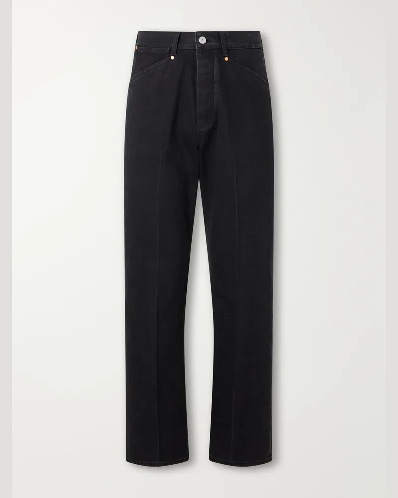 Christophe Lemaire Straight-Leg Jeans Black