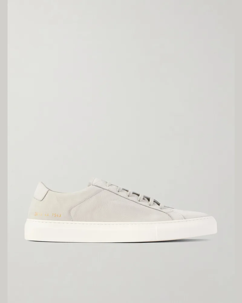 Common Projects Achilles Nubuck Sneakers Gray