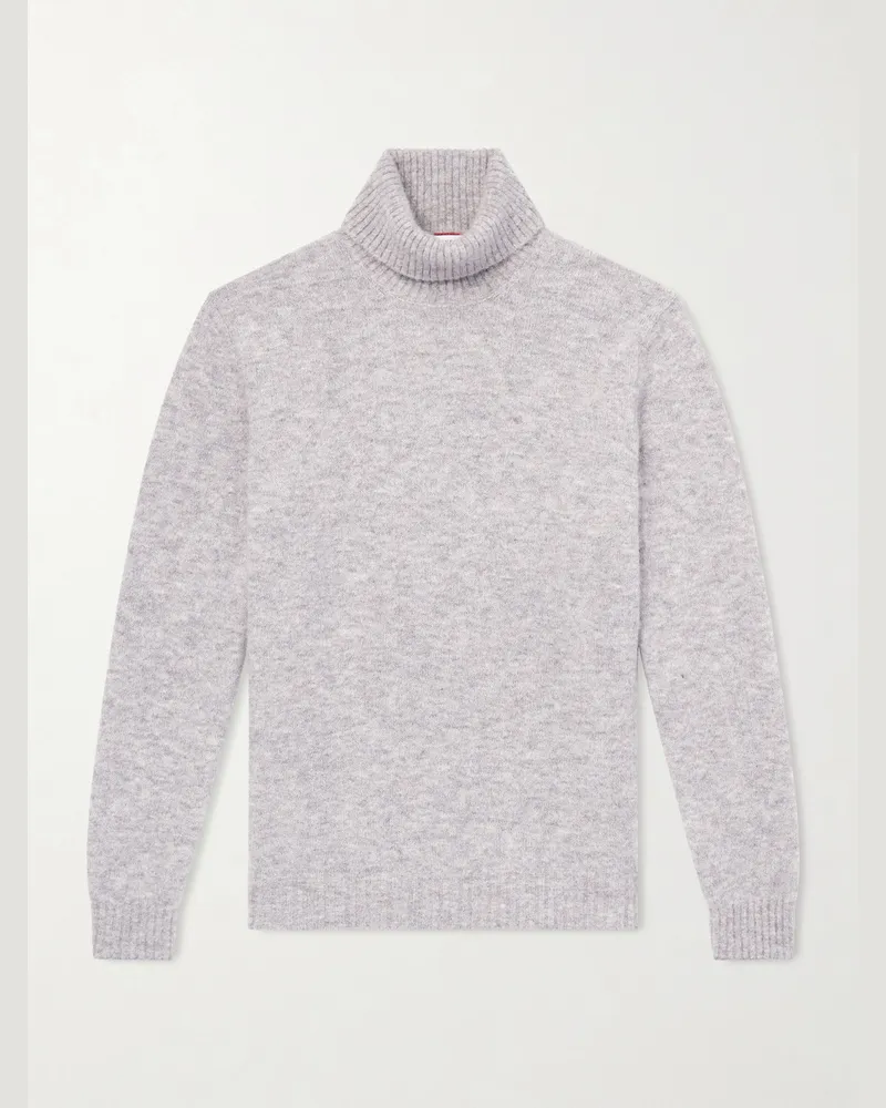 Brunello Cucinelli Alpaca-Blend Rollneck Sweater Neutrals