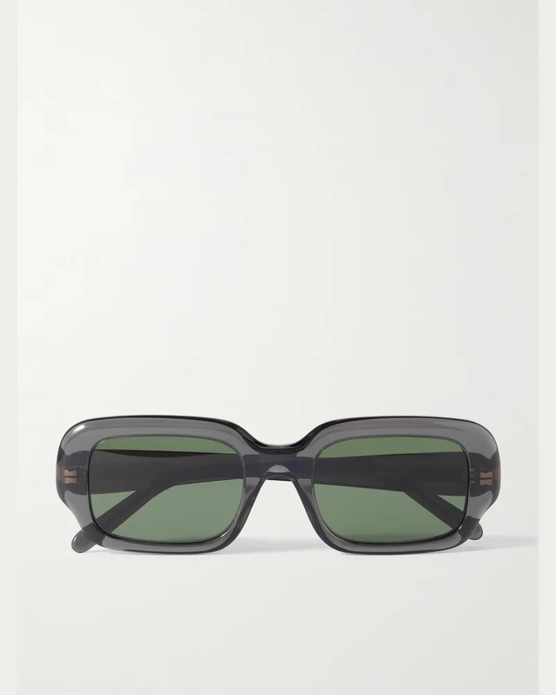 Loewe Sonnenbrille mit rechteckigem Rahmen aus Azetat Grau