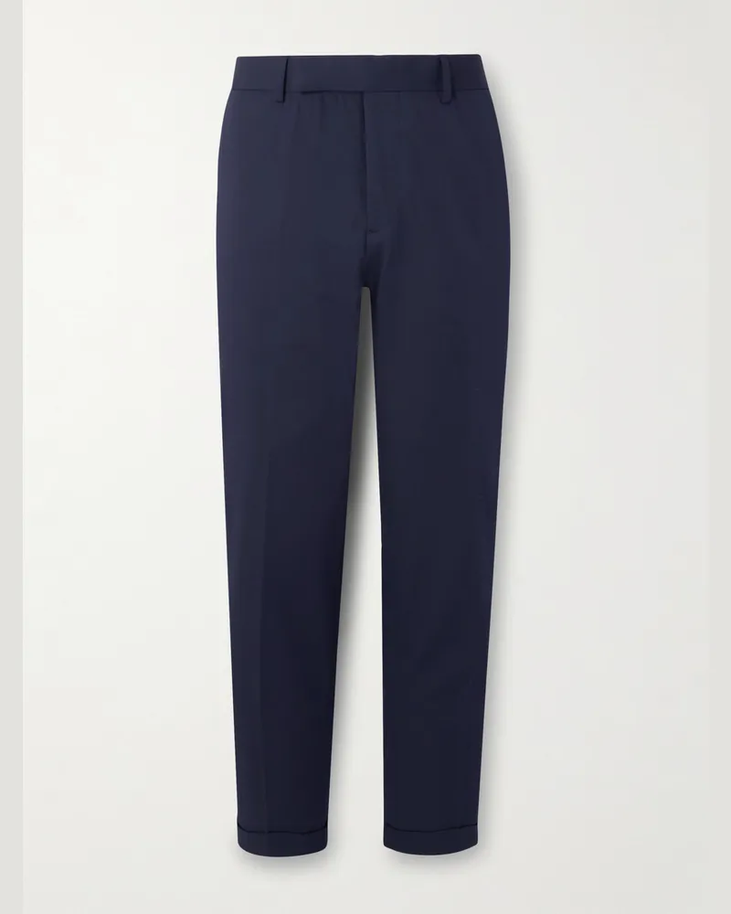 Ralph Lauren Chester gerade geschnittene Anzughose aus Stretch-Twill Blau