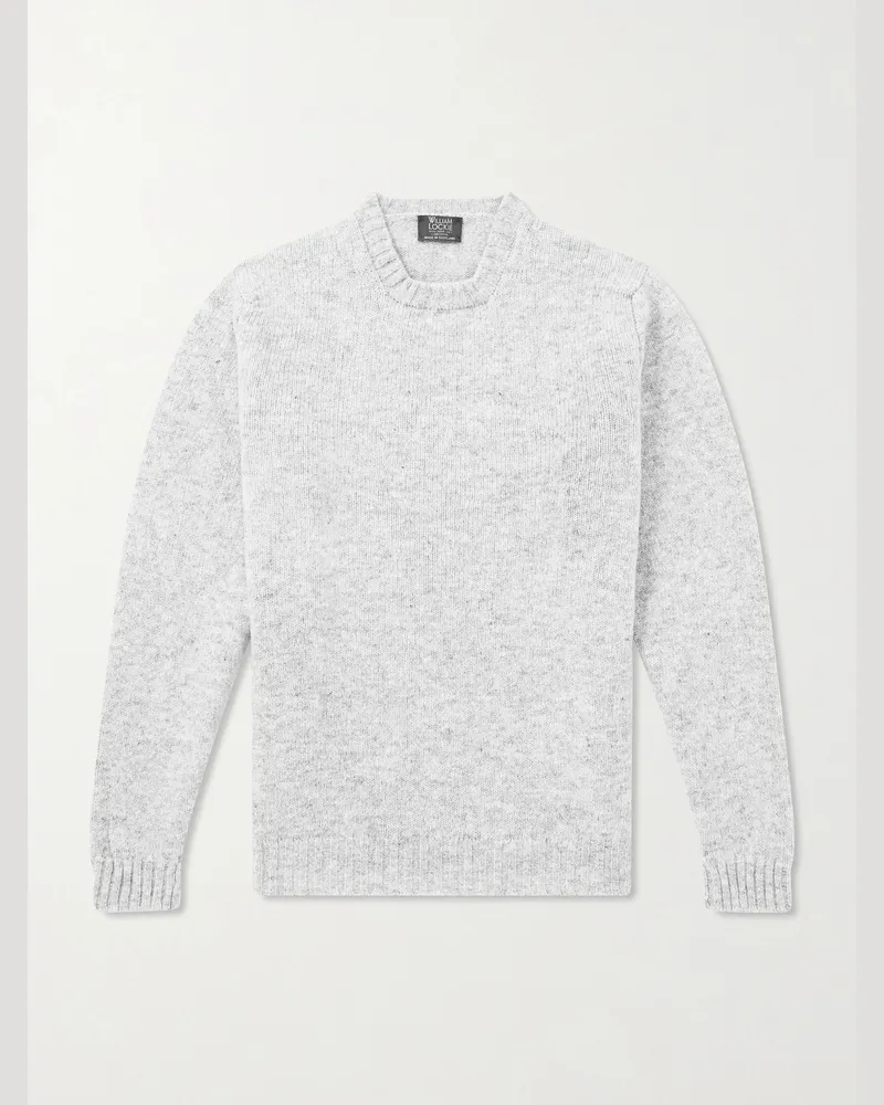William Lockie Pullover aus Schurwolle Grau