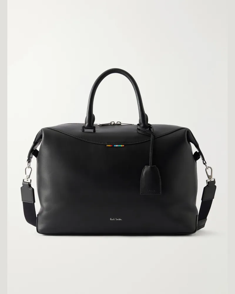 Paul Smith Folio Leather Briefcase Black