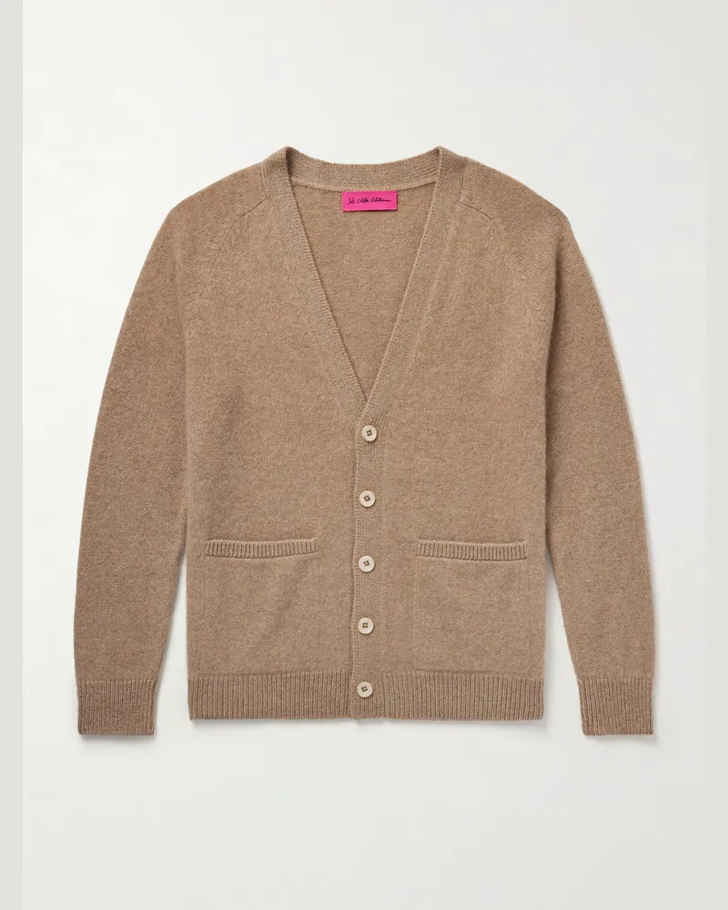 The Elder Statesman Cashmere Cardigan Brown