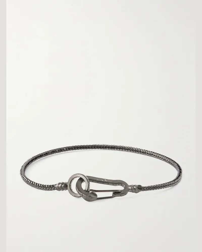 Mikia Armband mit Ruthenium-Beschichtung Grau