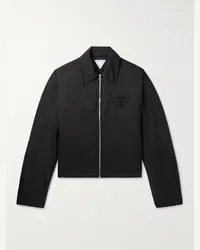 Bottega Veneta Blouson aus Shell Schwarz