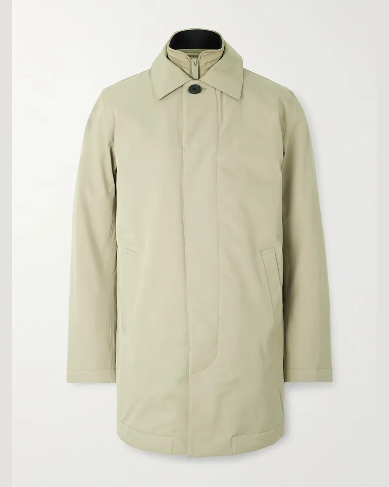 NN 07 Blake 8240 Trenchcoat aus beschichtetem Twill Neutral