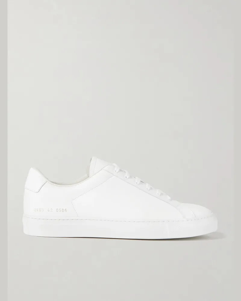 Common Projects Retro Classic Leather Sneakers White