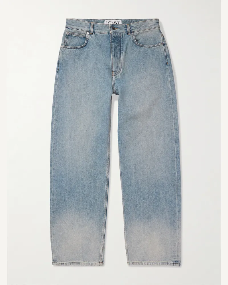 Loewe Straight-Leg Jeans Blue