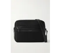 Camp Leather-Trimmed ECONYL Messenger Bag