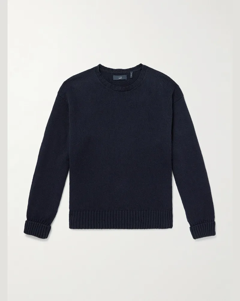 Dunhill Pullover aus Baumwolle Blau