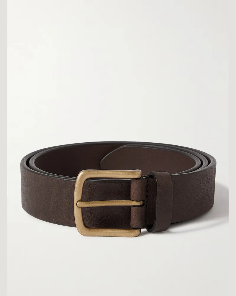 Anderson's 3.5cm Leather Belt Brown