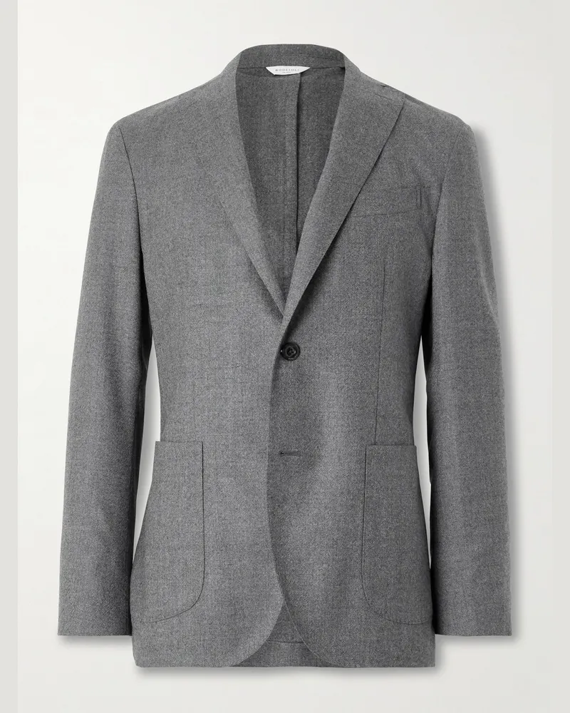 Boglioli Virgin Wool Suit Jacket Gray