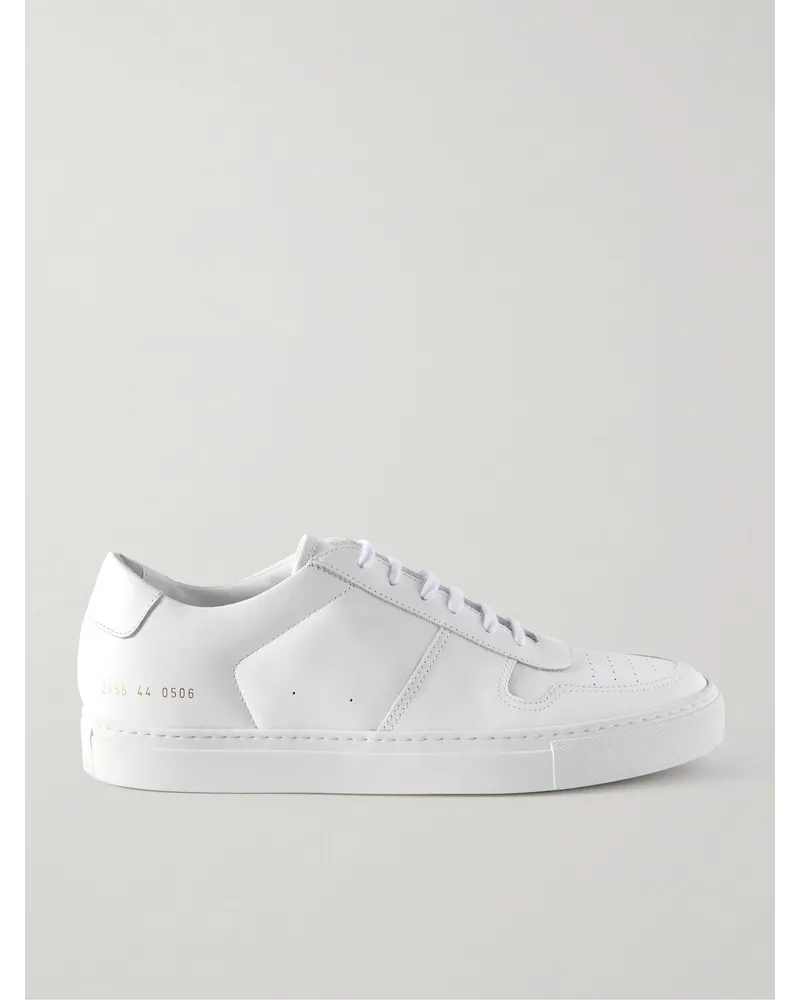 Common Projects BBall Sneakers aus Leder Weiß