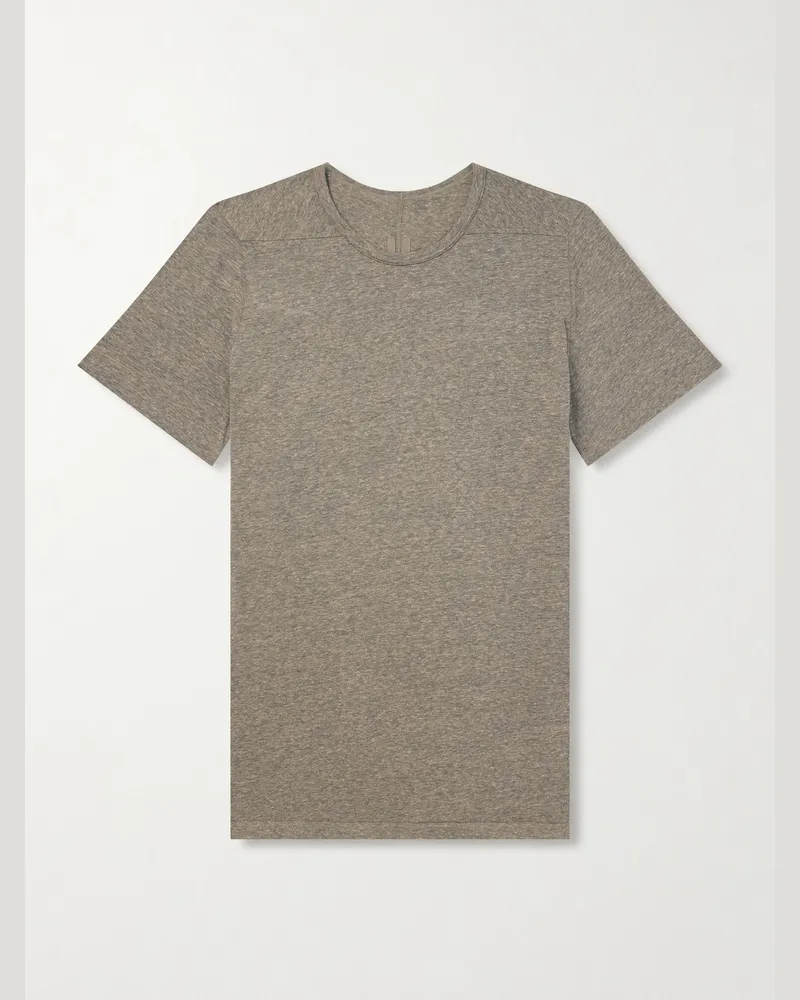 DRKSHDW by Rick Owens Level schmal geschnittenes T-Shirt aus Baumwoll-Jersey Grau