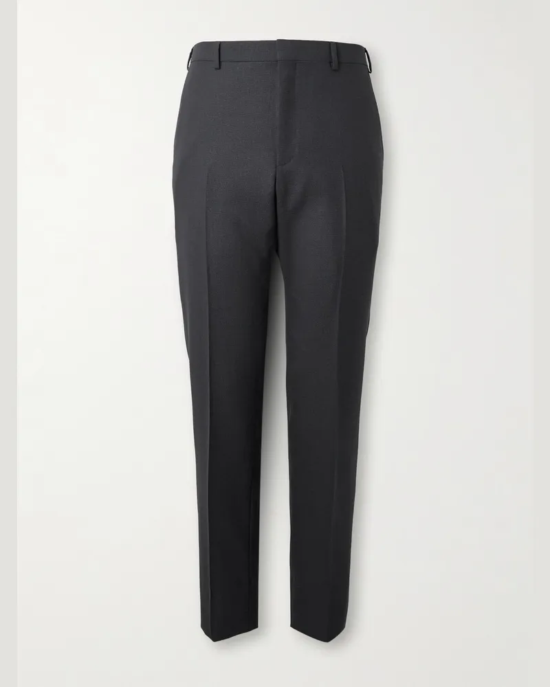 Brioni Straight-Leg Wool Suit Trousers Black