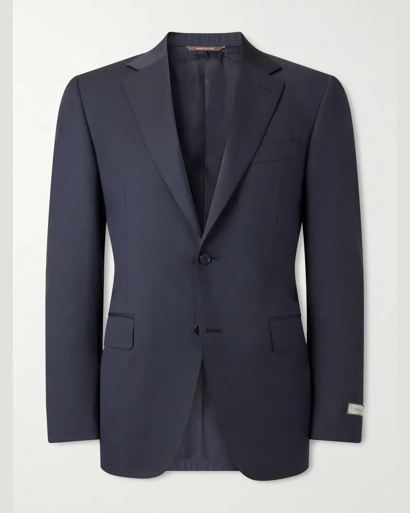 Canali Sakko aus Wolle Blau