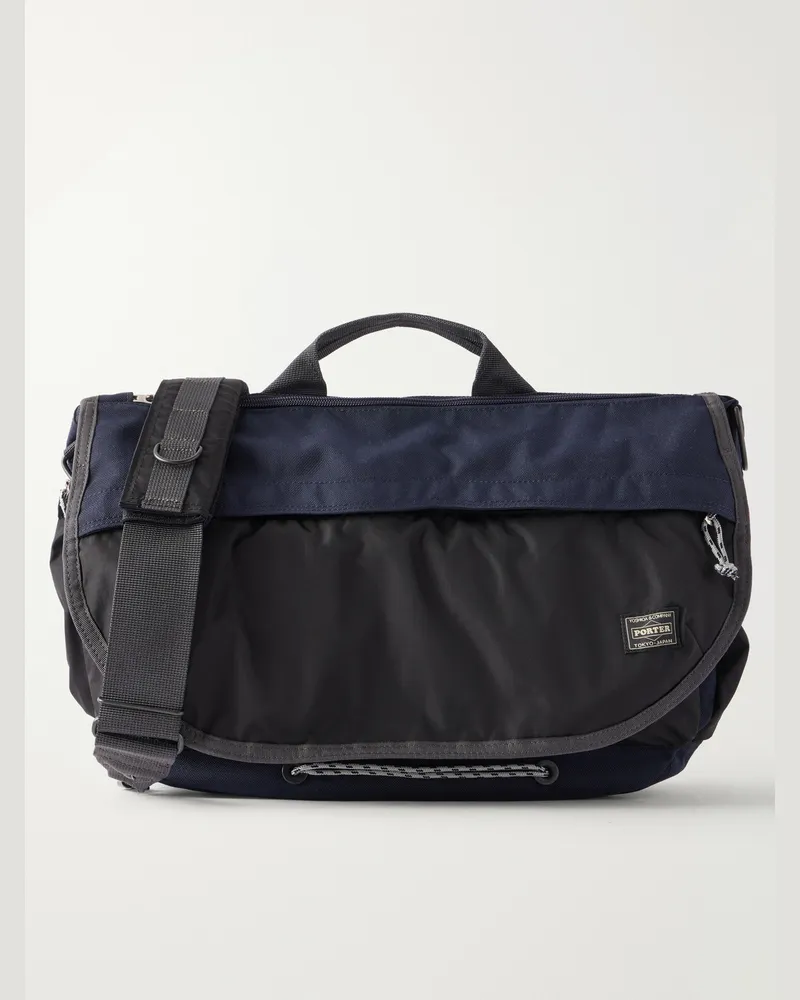 PORTER-YOSHIDA & CO New Hype Shell Messenger Bag Blue