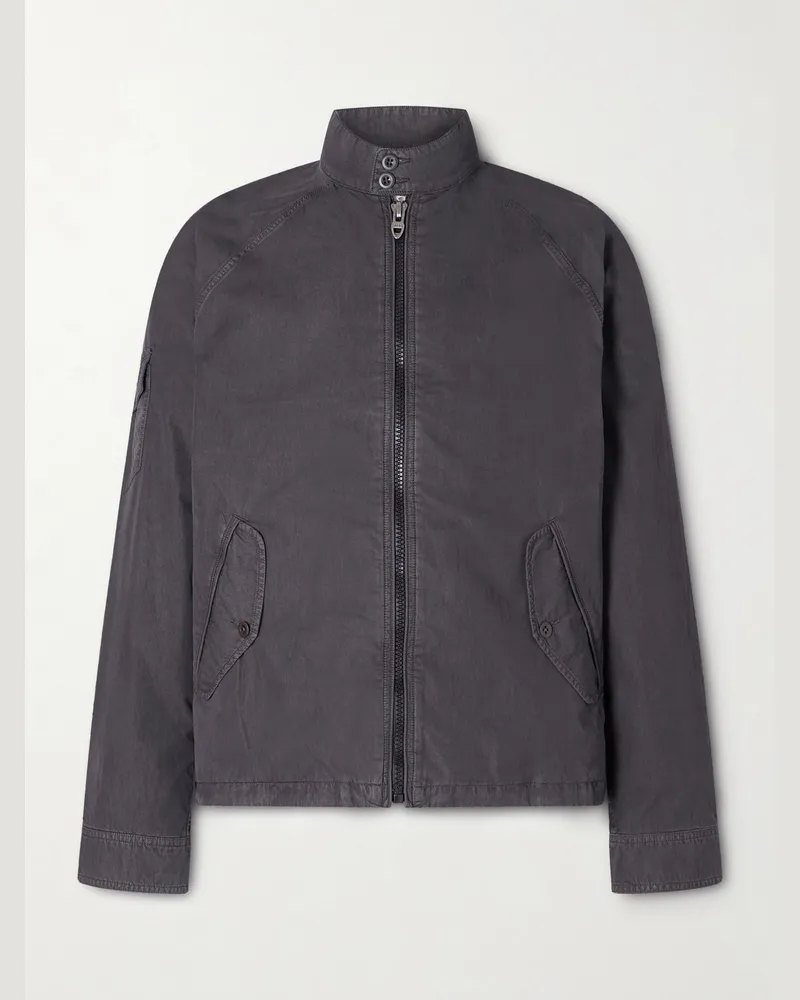 Ralph Lauren Aldrich Cotton and Nylon-Blend Jacket Gray