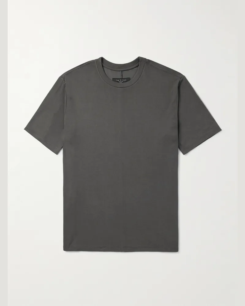 Rag & Bone T-Shirt aus technischem Jersey Grau