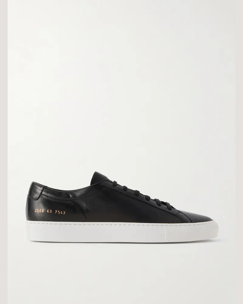 Common Projects Original Achilles Sneakers aus Leder Schwarz