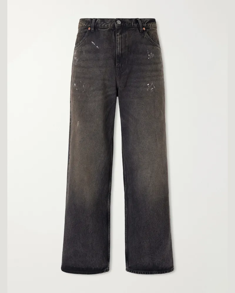 Our Legacy Vast Cut weit geschnittene Jeans Schwarz