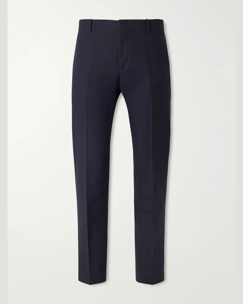 Orlebar Brown Ray Straight-Leg Cotton-Blend Trousers Blue