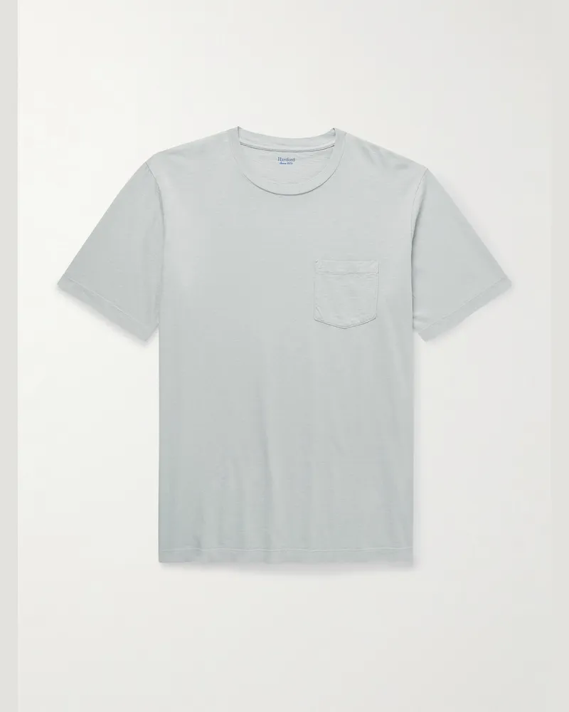 Hartford Cotton-Jersey T-Shirt Gray