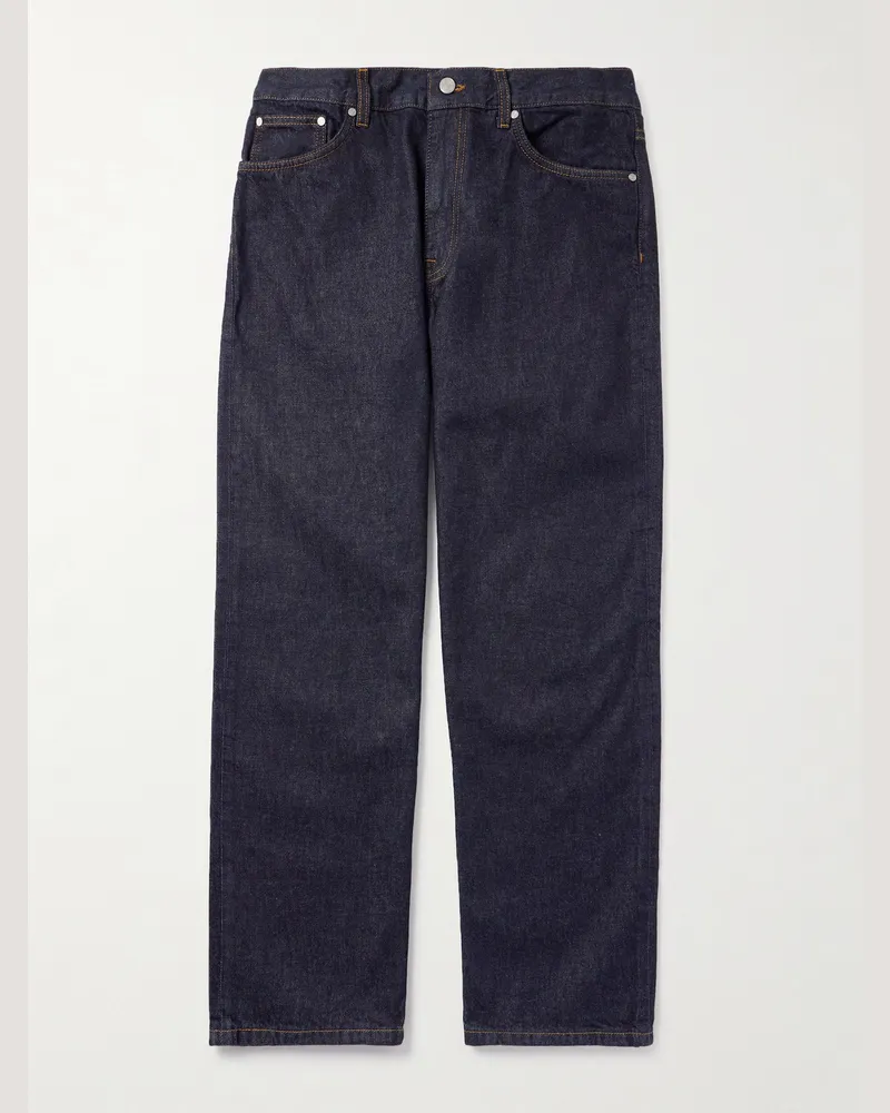 NN 07 Otis 1843 gerade geschnittene Jeans aus Bio-Denim Blau