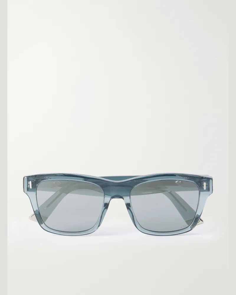 Dior DiorTailoring S1I D-Frame Acetate Sunglasses Blue