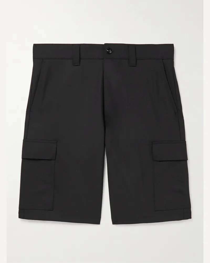 NN 07 Armie Straight-Leg Recycled Woven Cargo Shorts Blue