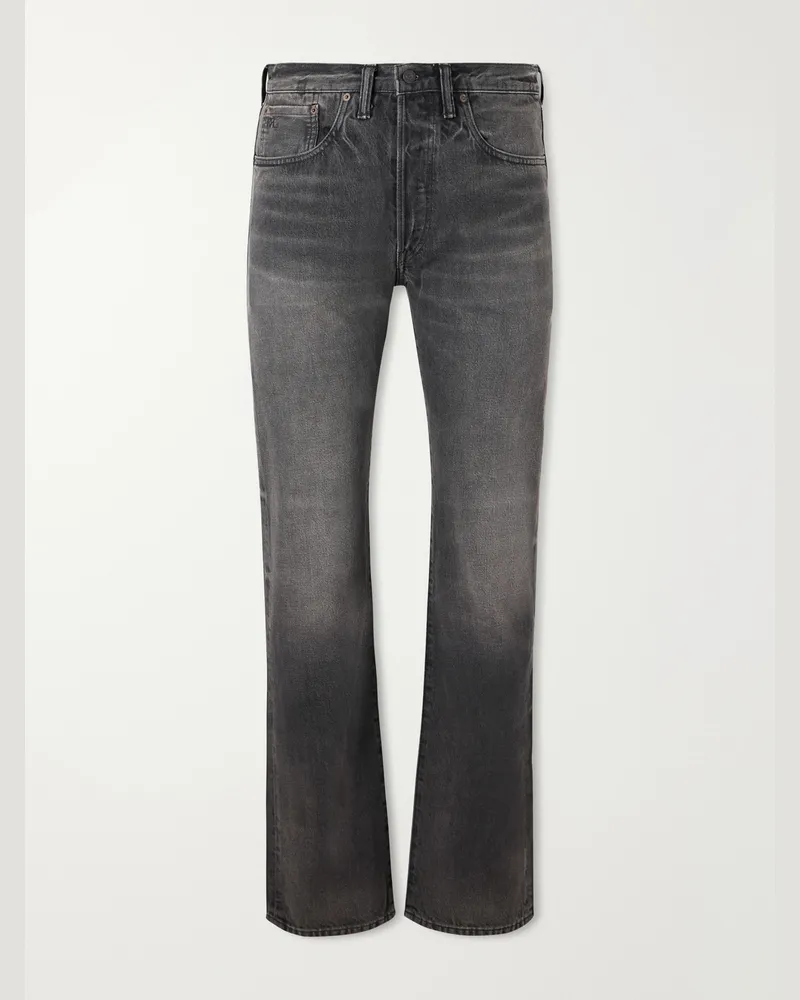 RRL Straight-Leg Jeans Black