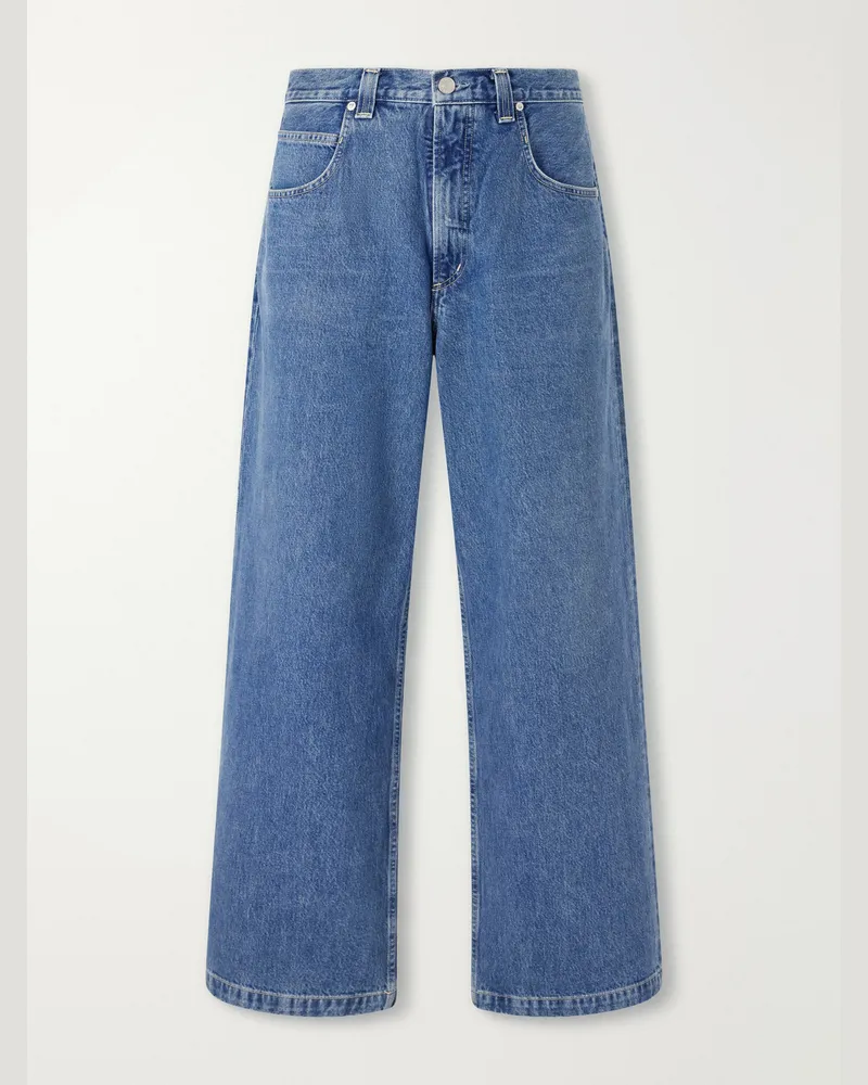 AGOLDE Grover Wide-Leg Jeans Blue