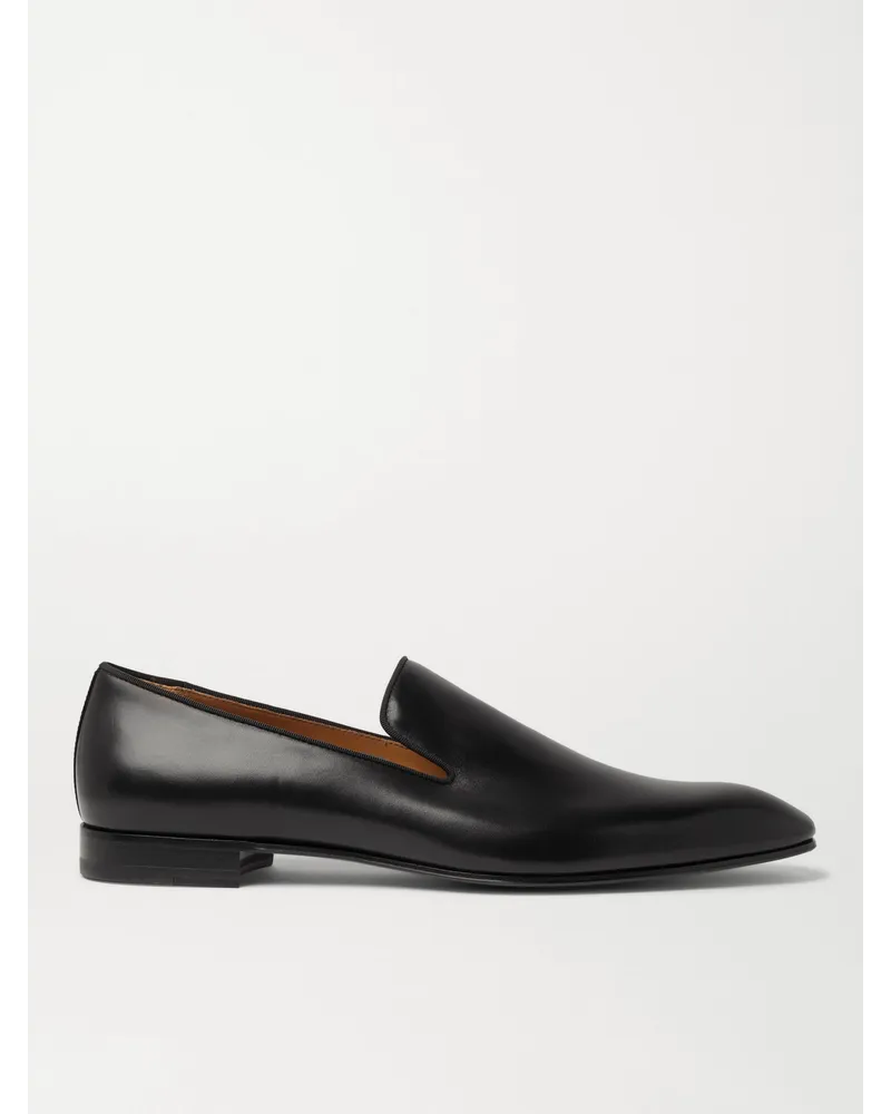 Christian Louboutin Dandelion Leather Loafers Schwarz