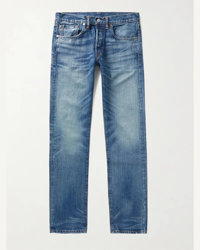 RRL Slim-Fit Selvedge Denim Jeans Blue