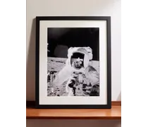 1969 Alan L. Bean on the Moon – Gerahmter Fotodruck, 43 x 52 cm