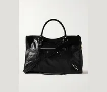 Le City mittelgroße Tote aus strukturiertem „Arena“-Leder