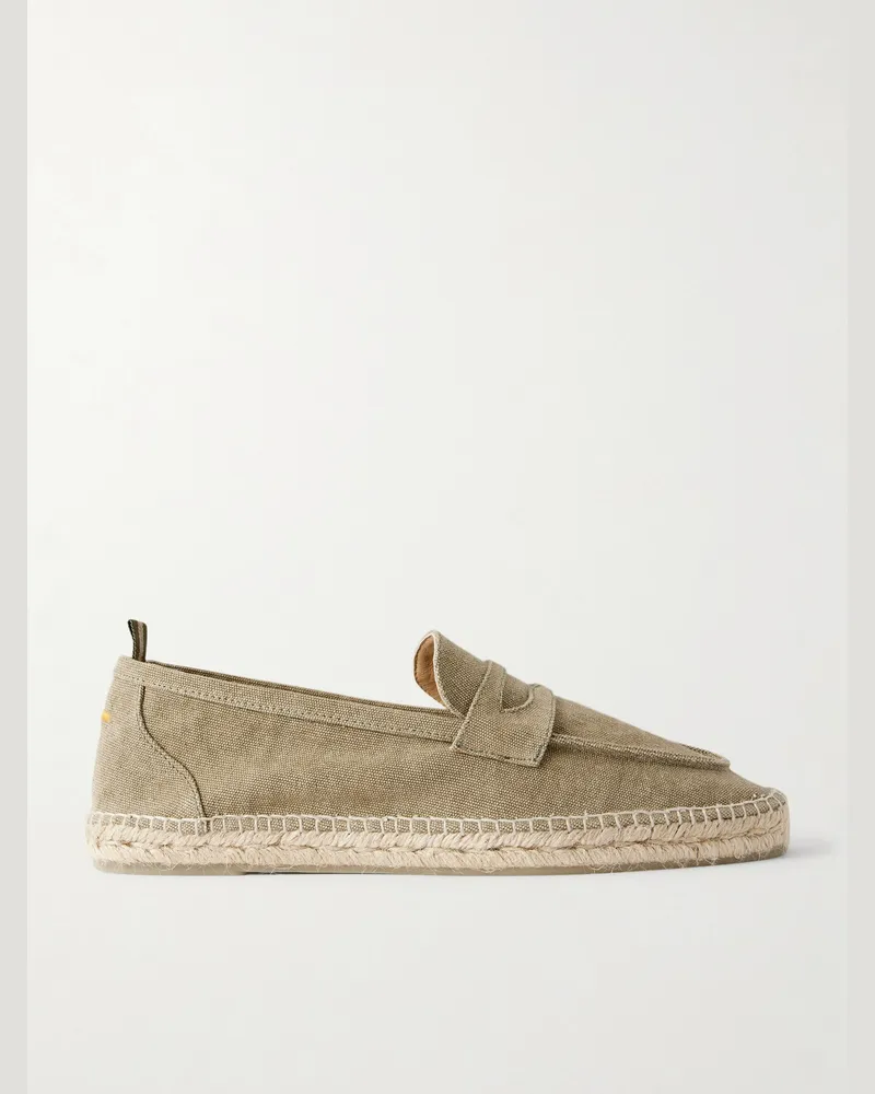 Castañer Nacho Canvas Espadrilles Green