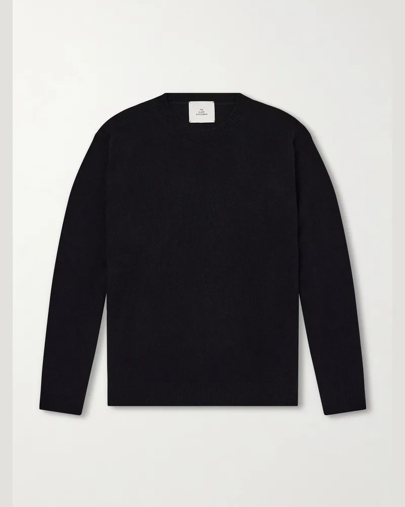 The Elder Statesman Pullover aus Kaschmir Schwarz