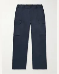 Nili Lotan Friedman gerade geschnittene Cargohose aus Baumwoll-Twill Blau