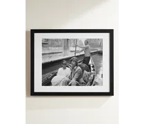 1971 The Jaggers on Honeymoon – Gerahmter Fotodruck, 41 x 51 cm