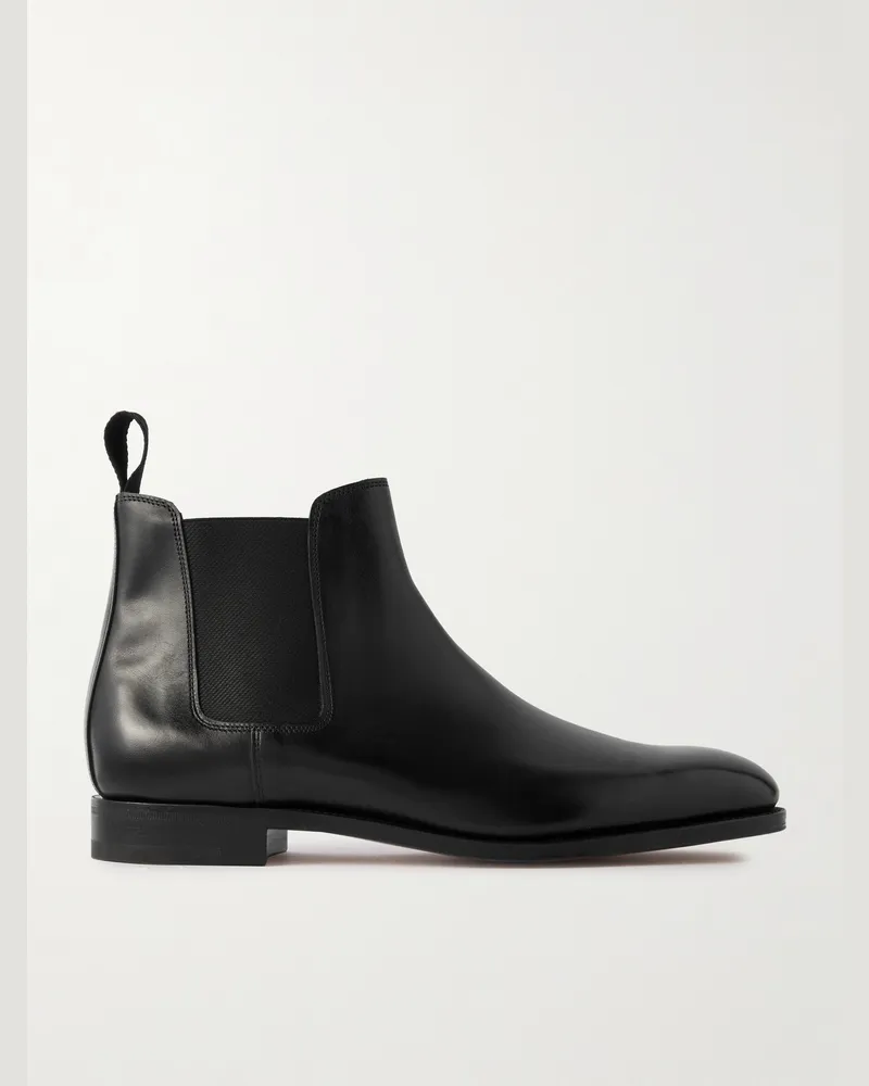 John Lobb Lawry Leather Chelsea Boots Black