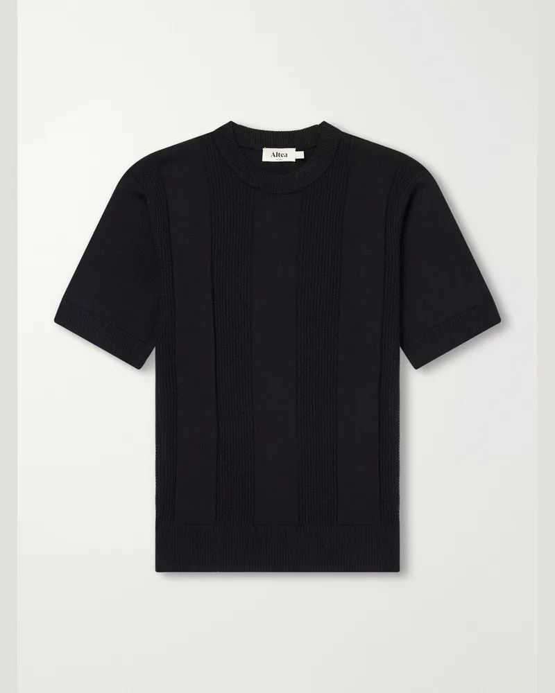 Altea Wool T-Shirt Black