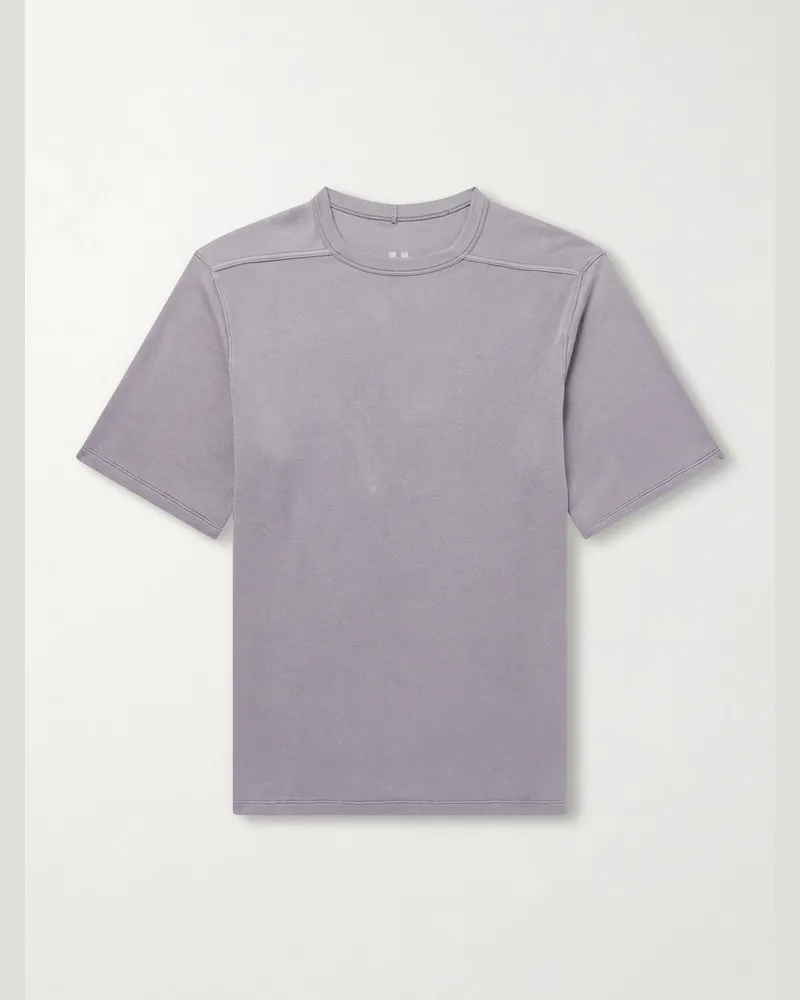 Rick Owens Brad Cotton-Jersey T-Shirt Gray