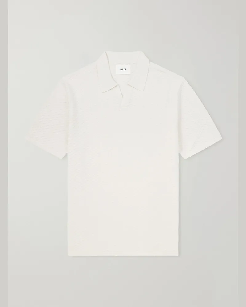 NN 07 Paul 60016 Cotton Polo Shirt White