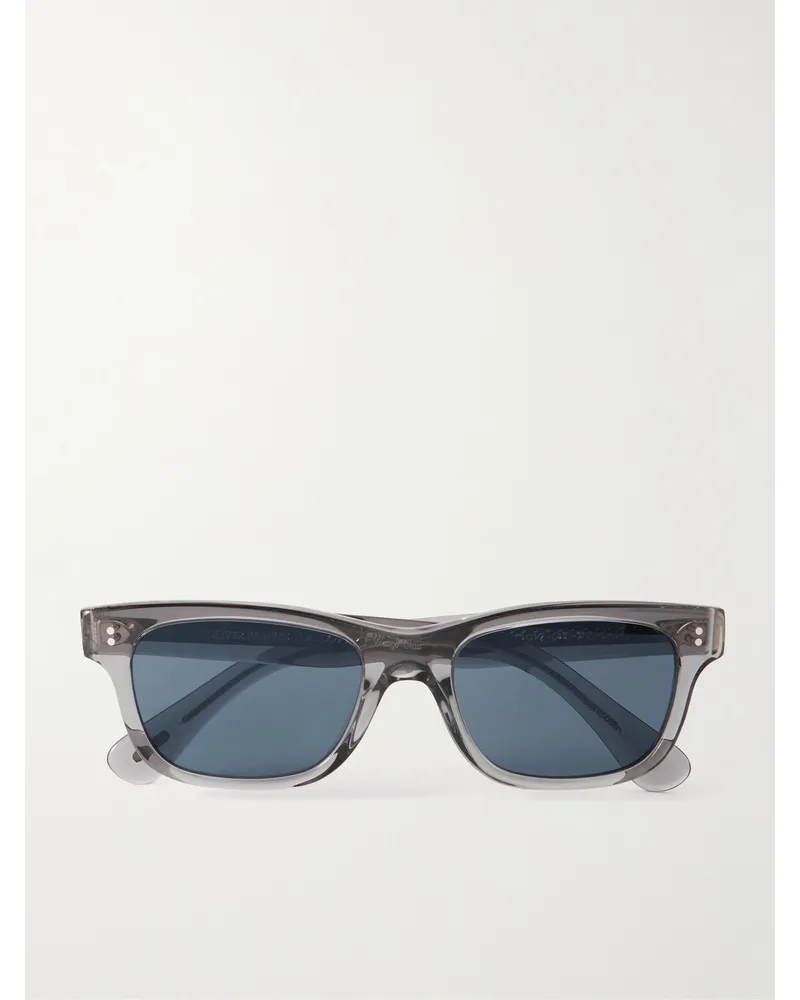 Oliver Peoples Rosson Sun Sonnenbrille mit rechteckigem Rahmen aus Azetat Grau