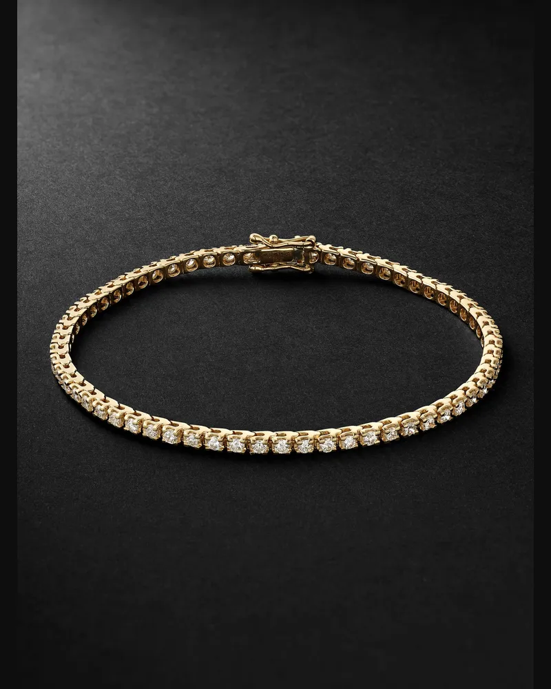 Kolours Spectra Tennisarmband aus Gold mit Diamanten Gold