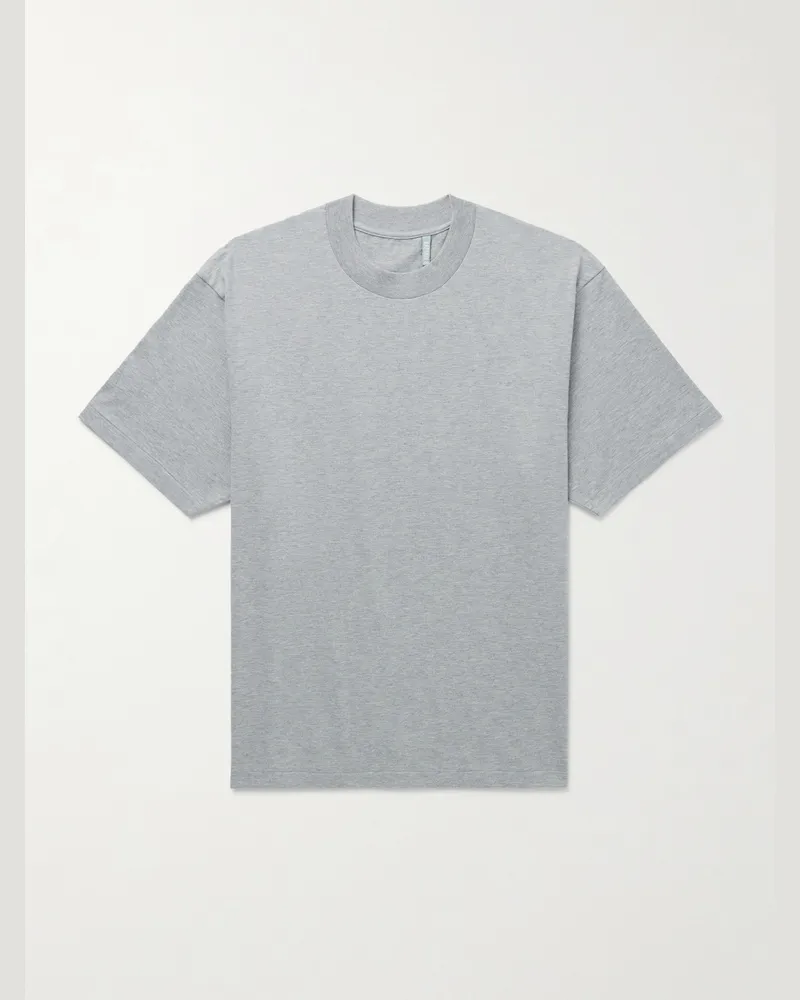 Kaptain Sunshine Suvin Supima Cotton-Jersey T-Shirt Gray