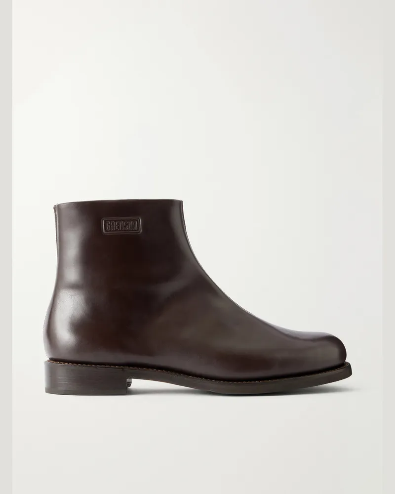 Grenson  Richie Leather Chelsea Boots Brown