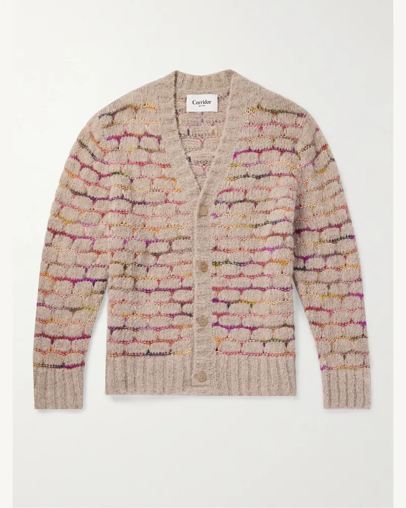 Corridor Raga Cardigan aus einer Alpakawollmischung Braun